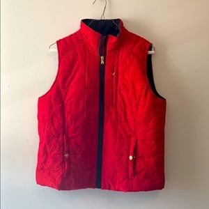 Red Ralph Lauren puffer vest